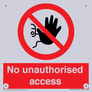 No unauthorised access